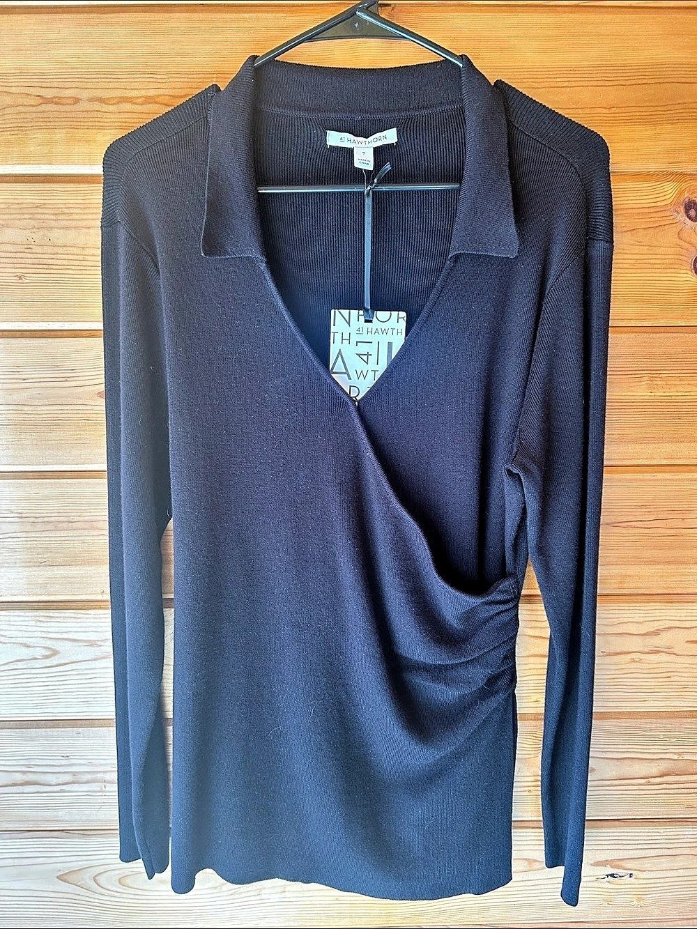 Hawthorn Black Long Sleeve Tunic New